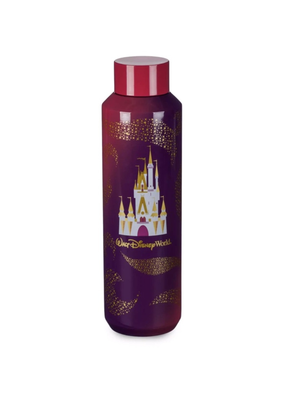 Disney Walt Disney World Starbucks Cinderella Castle Stainless Water Bottle New